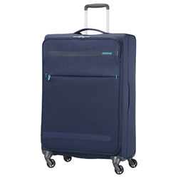 American Tourister Herolite Lifestyle 4-Spinner Wheel 74cm Suitcase Navy